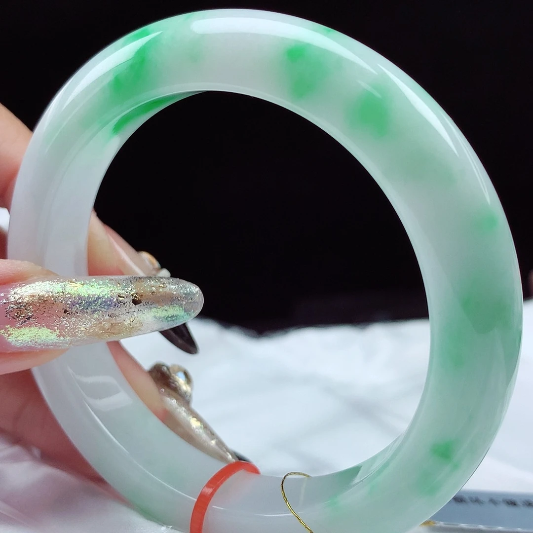 未镶嵌手镯翡翠57圈4966