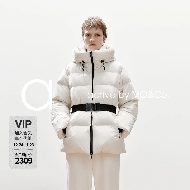 【active系列】MOCO羽绒服2025冬新品机能腰带防风90绒MBE4EIN051