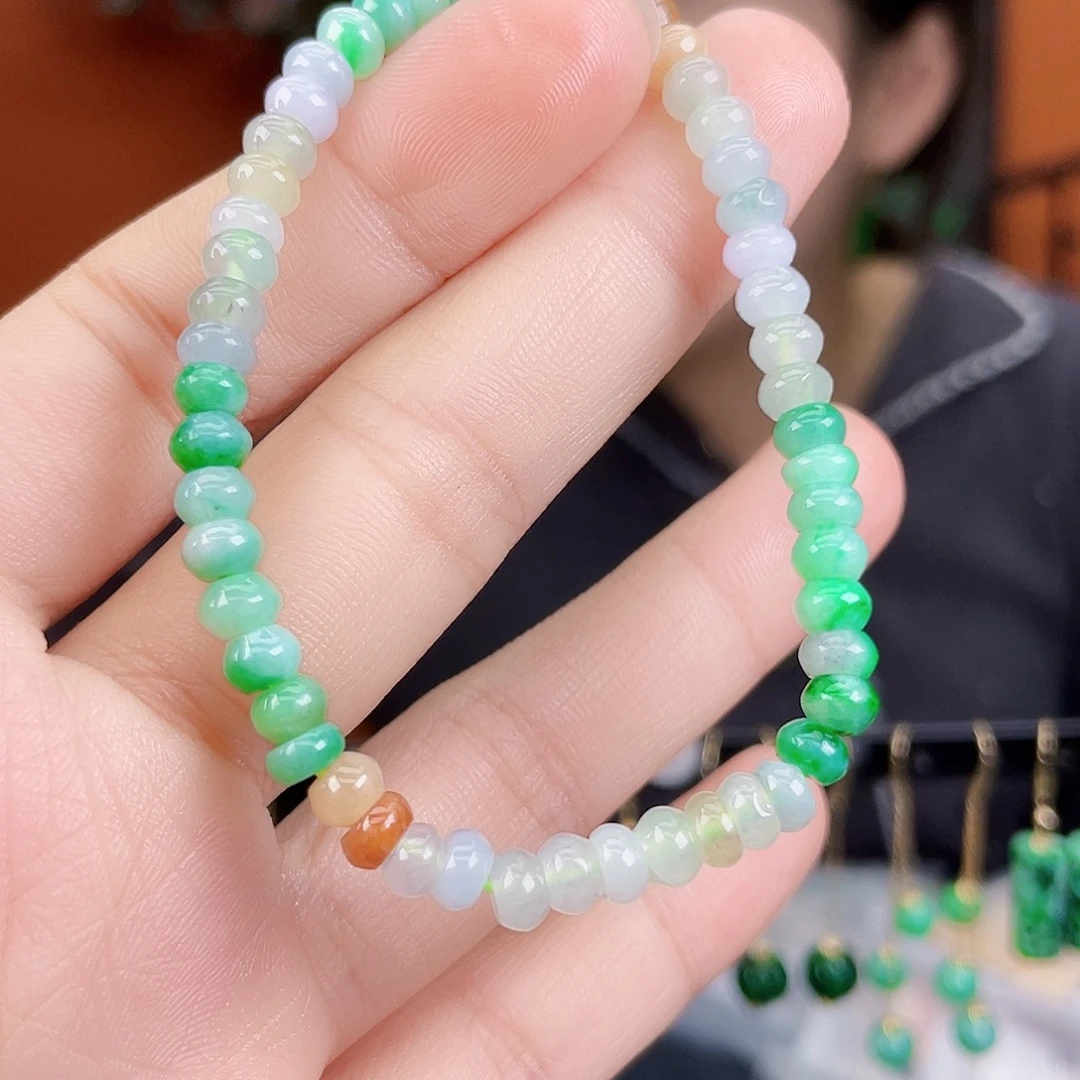 翡翠未镶嵌耳饰饰品