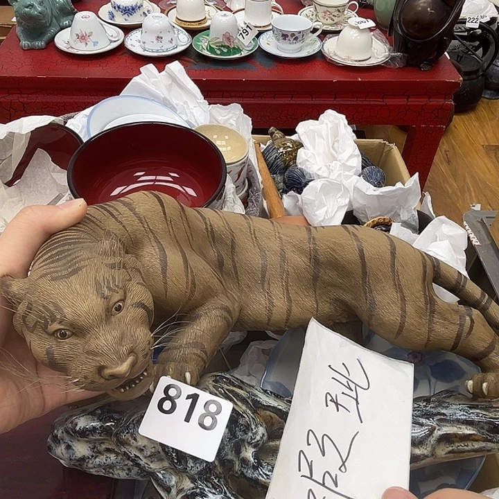 瓷片呀工艺品摆件瓷器摆件正能量