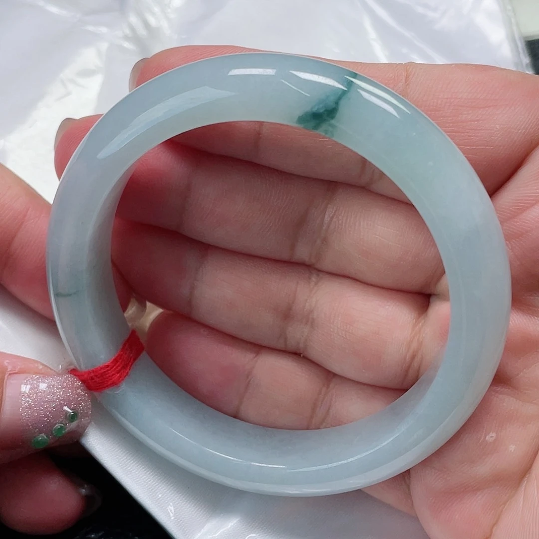 未镶嵌手镯翡翠缅甸翡翠手镯56圈