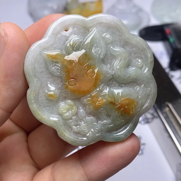 颈饰未镶嵌翡翠翡翠