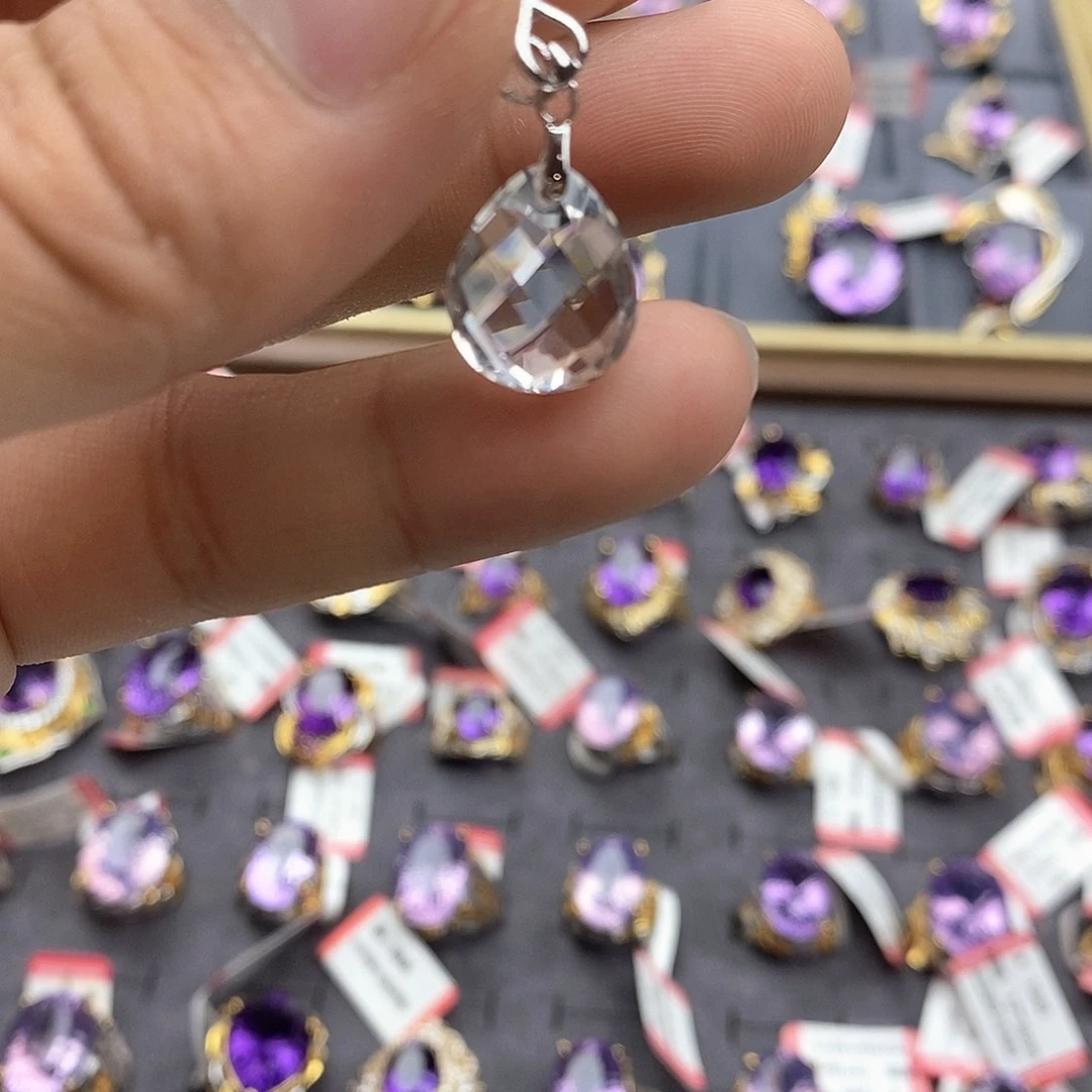 银S925镶嵌颈饰水晶