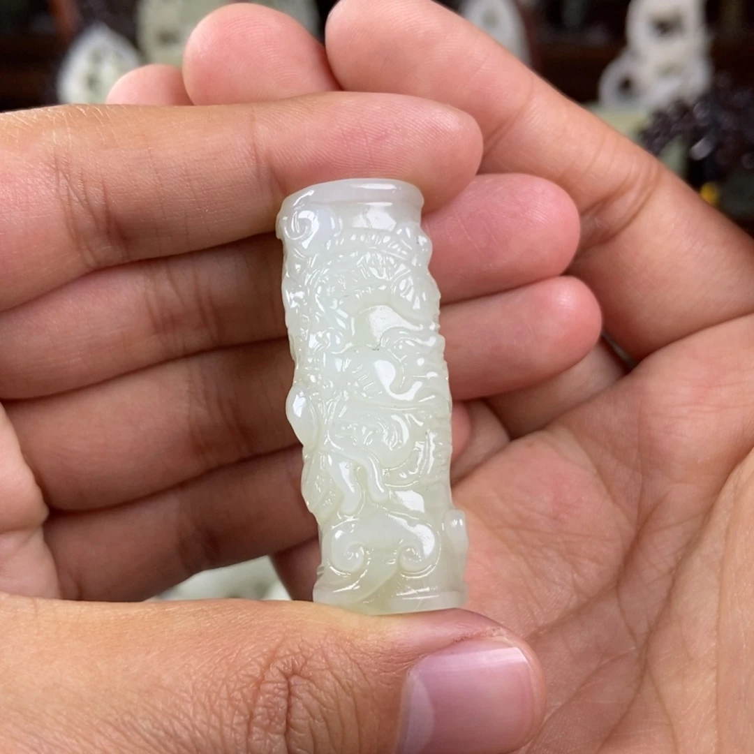 和田玉挂件未镶嵌森**糊