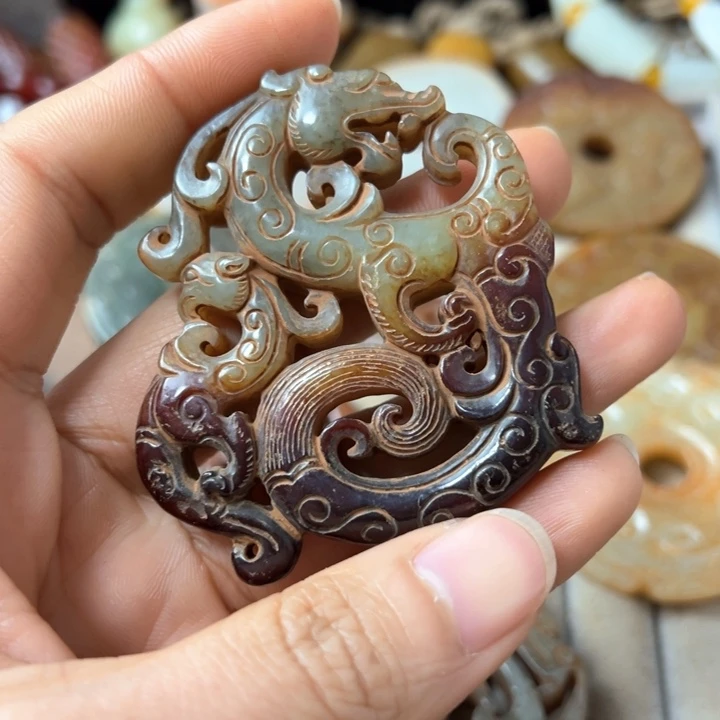 和田玉（糖玉）颈饰未镶嵌E*