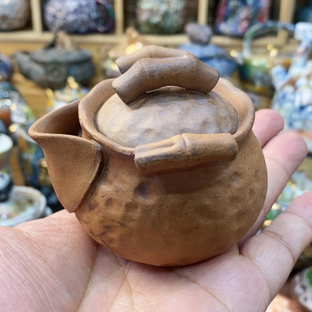 粗陶志野柴烧茶器