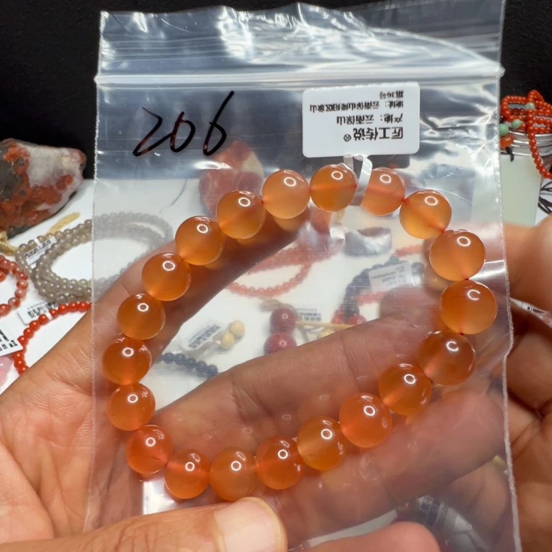 南红玛瑙手串未镶嵌206