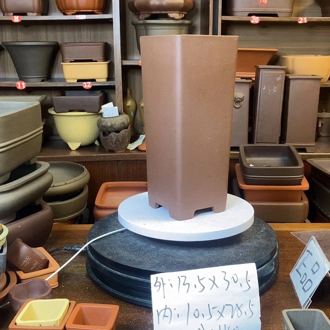 紫砂花瓶紫砂花盆