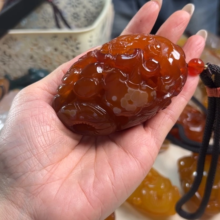 玛瑙/玉髓吊坠(不含链)未镶嵌