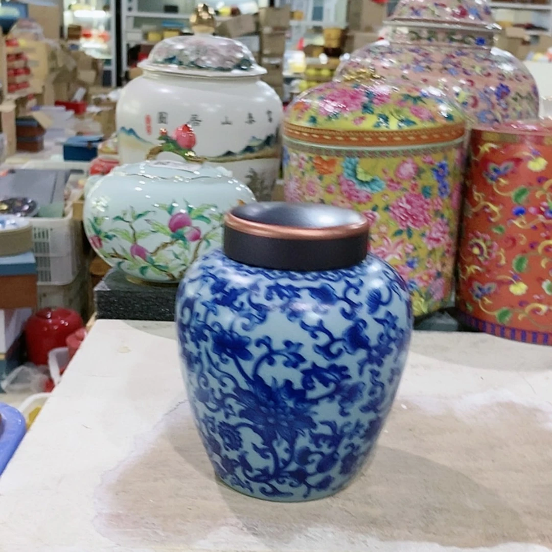 【闪购商品】瓷片陶瓷罐密封罐陶瓷