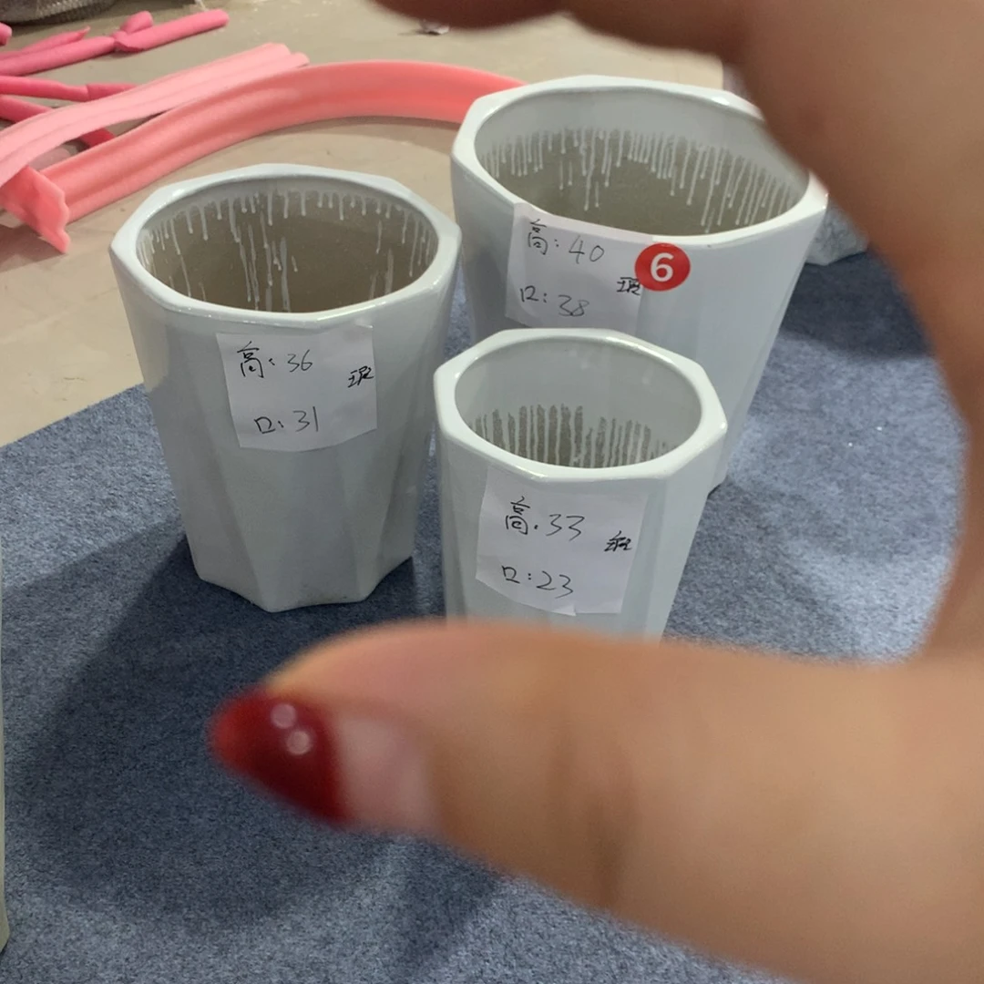 高温陶瓷花盆微瑕