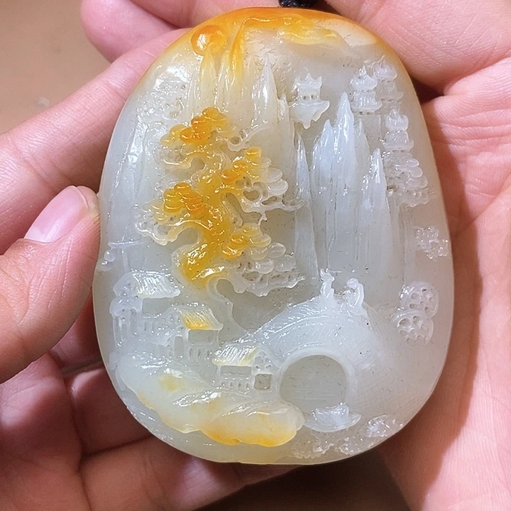 和田玉颈饰未镶嵌HX