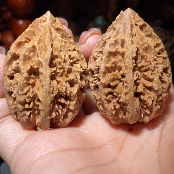 把件文玩核桃东北楸子小雪1