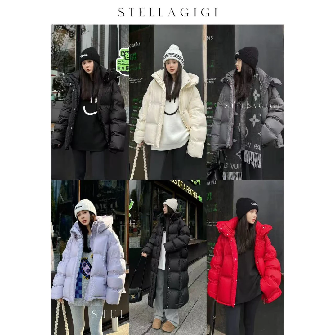 SG / 郭幂幂 AW 90白鸭绒 超轻保暖云朵帽长短羽绒服WT-20242309