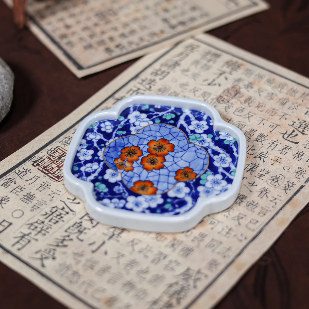 【纳兰】冰梅-卓君-杯垫（卓君S0298）