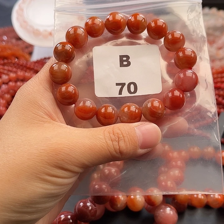 南红玛瑙未镶嵌多样性发货默认微瑕称重12mm