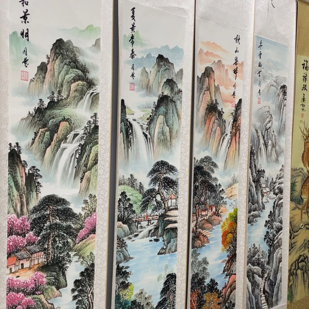 国画老师手笔手绘作品w