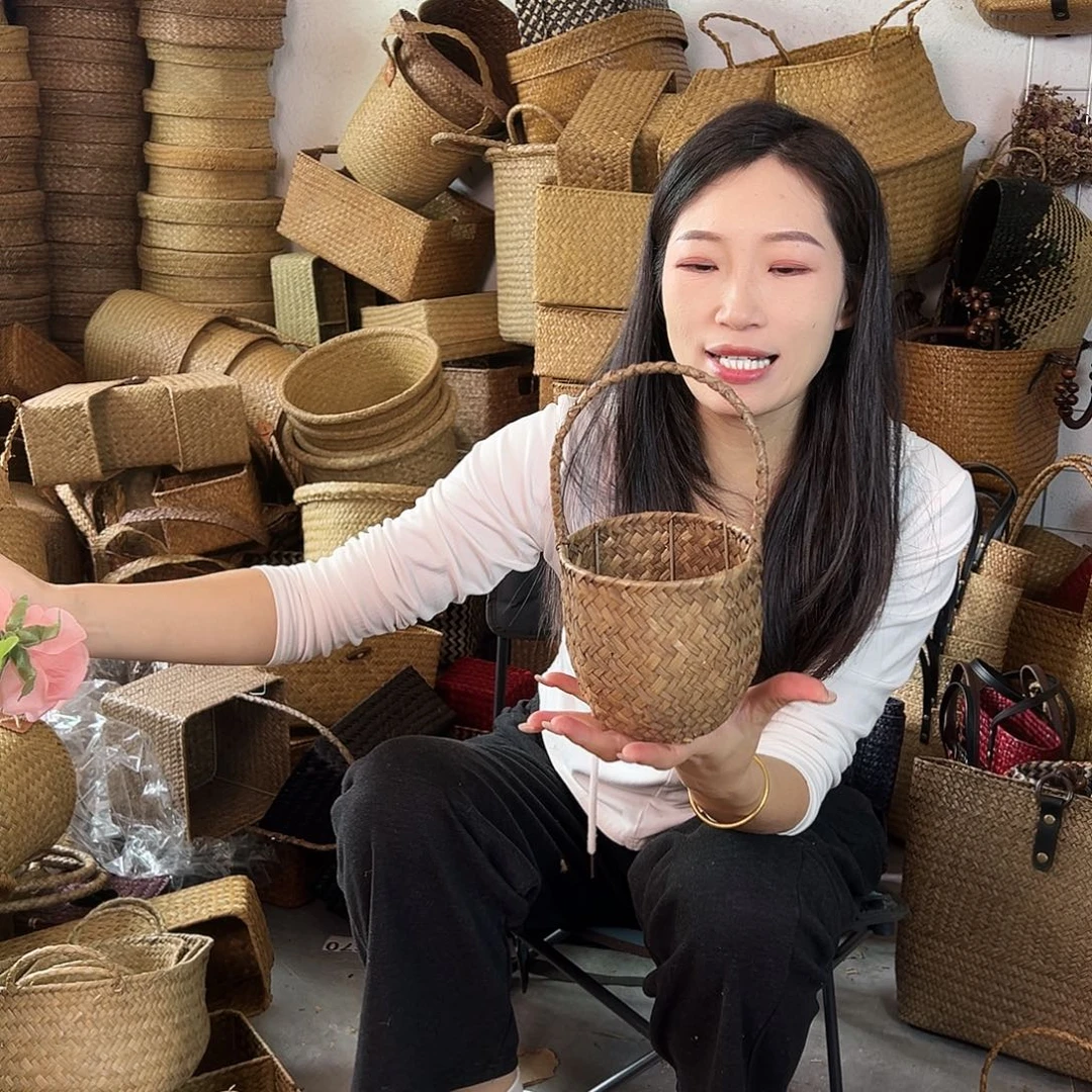 草编草编包/草编收纳盒微瑕疵