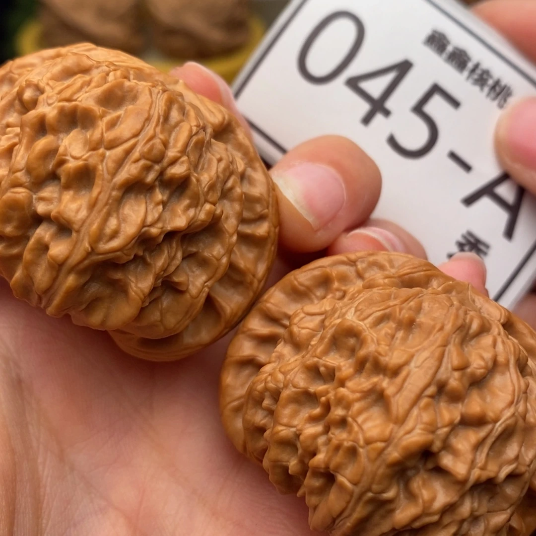 文玩核桃把件白狮子45……