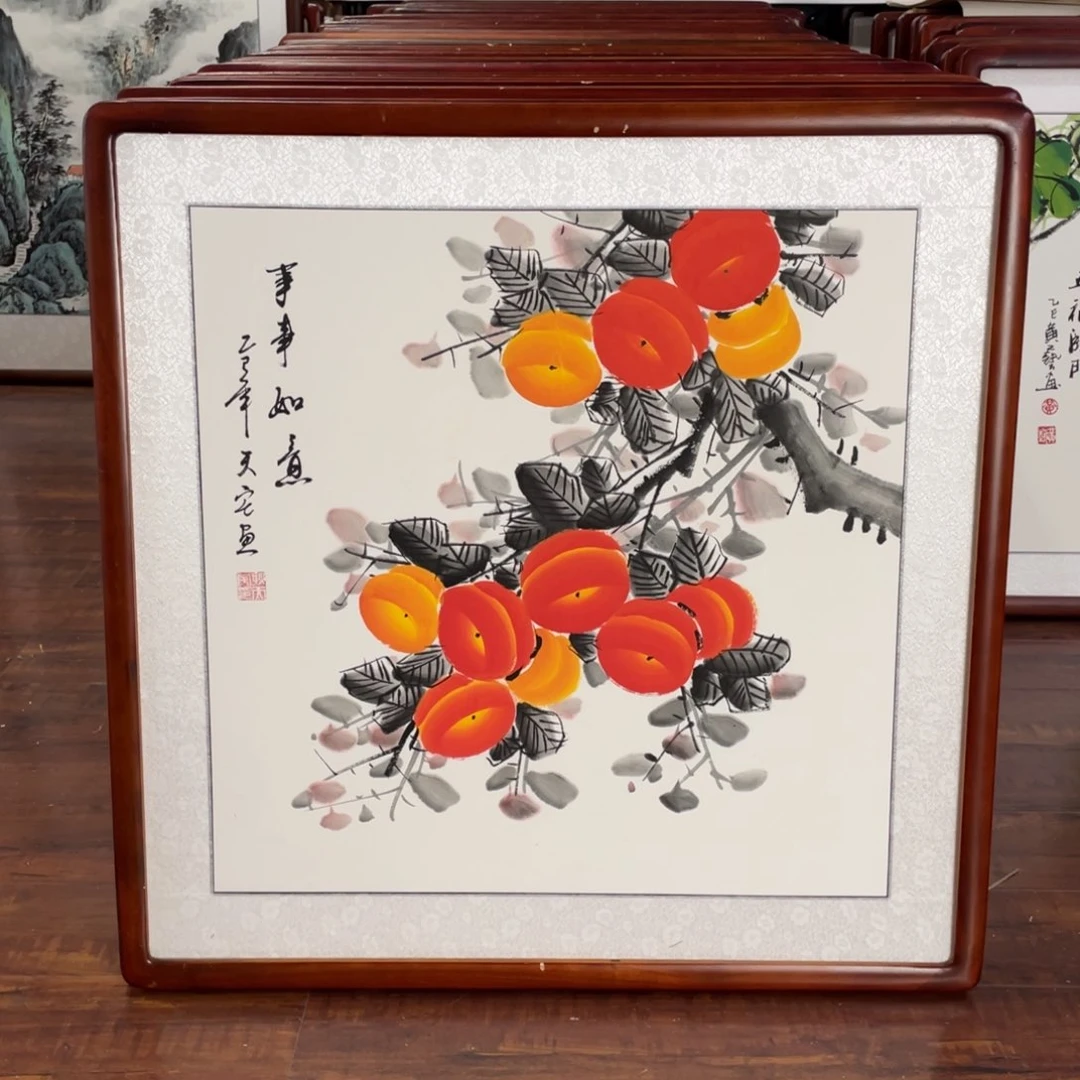 国画带框尺寸63*63厘米