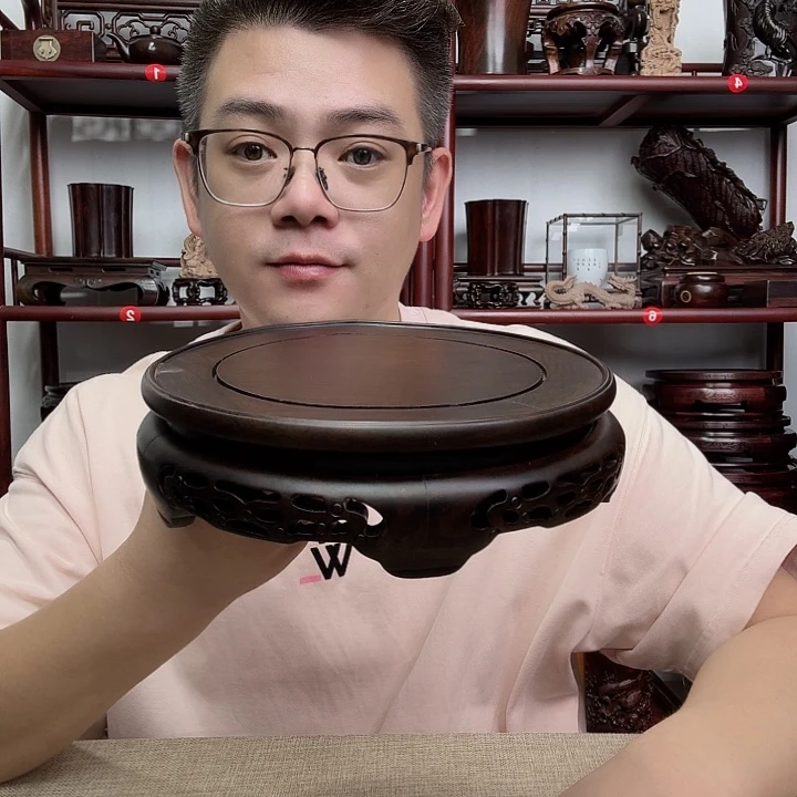 黑檀木工艺品底座