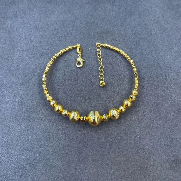 铜合金手镯 MT220-猫眼蹦迪珠手镯2629