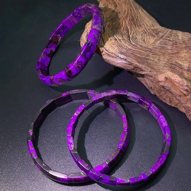 【圣芭黎】天然舒俱来手牌丝绒艳紫多样性发一DD036