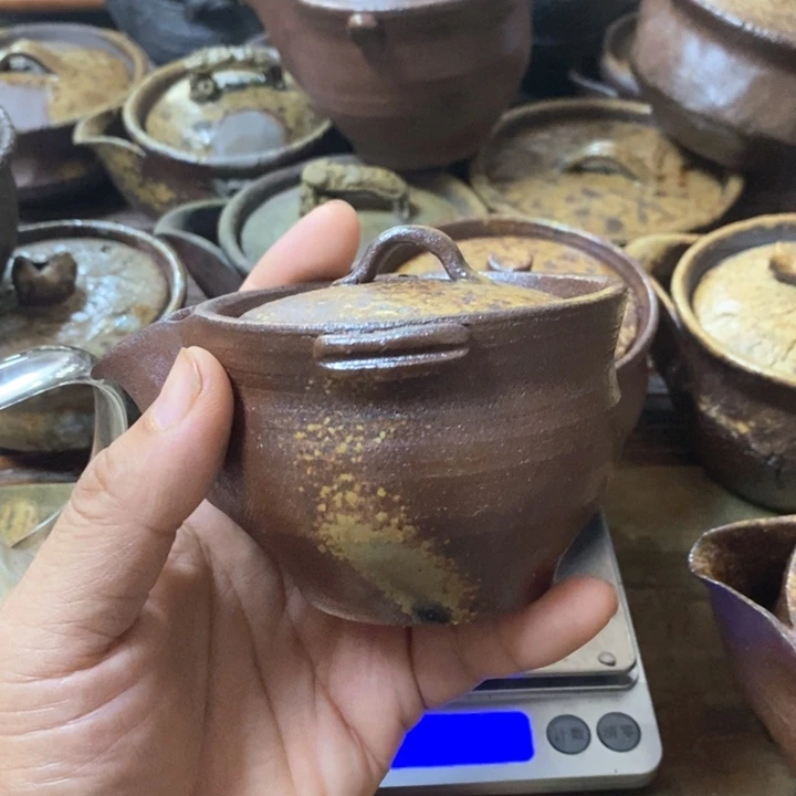 用***7全手工手工柴烧宝瓶