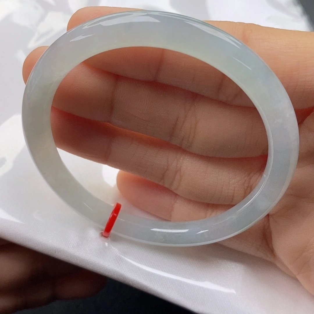 翡翠未镶嵌手镯（圆镯）5354圈