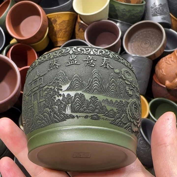 茶杯紫砂全手工紫砂