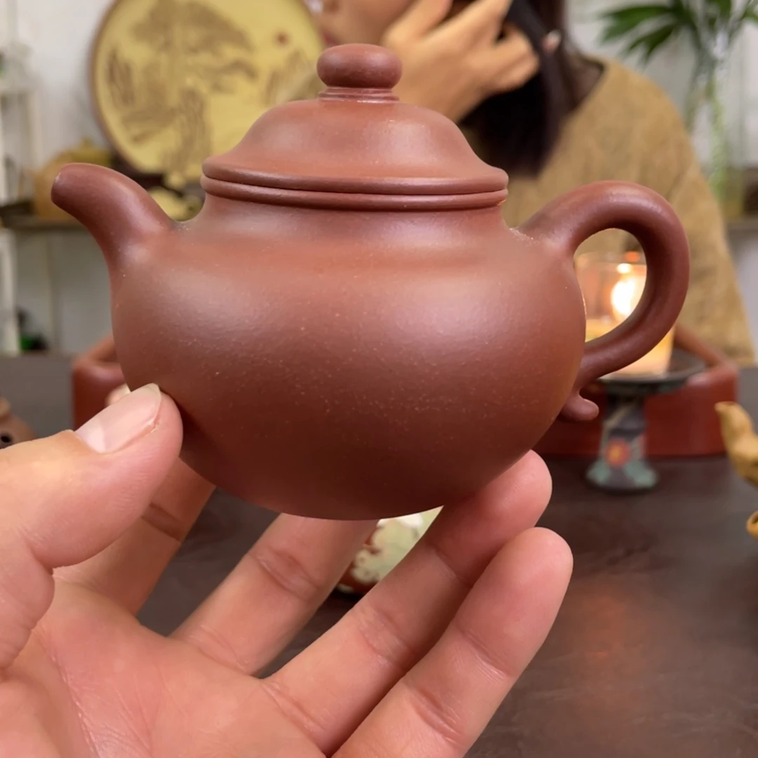 紫砂茶壶莲子底槽清