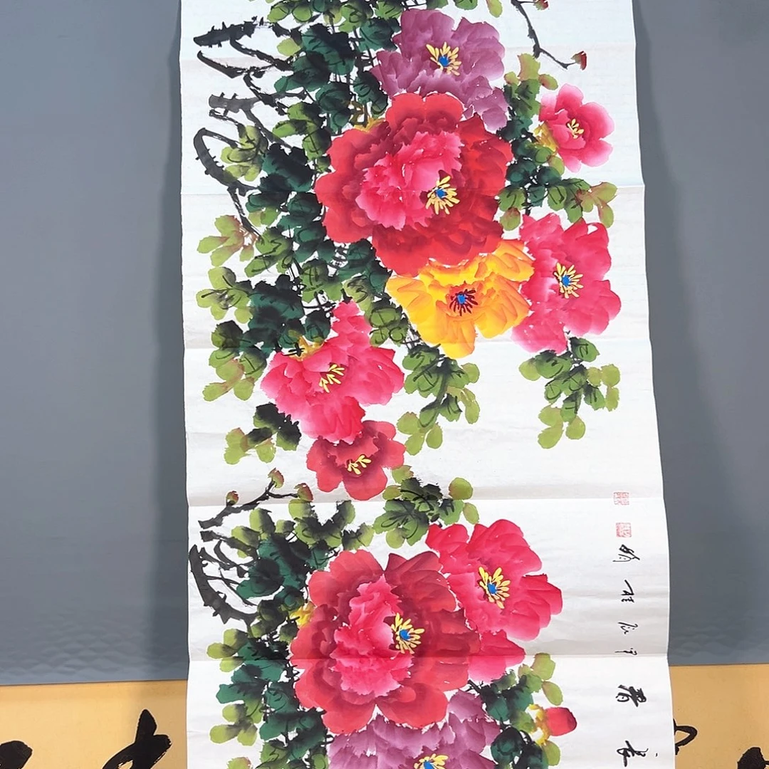 国画427 花鸟和蝴蝶都会成为