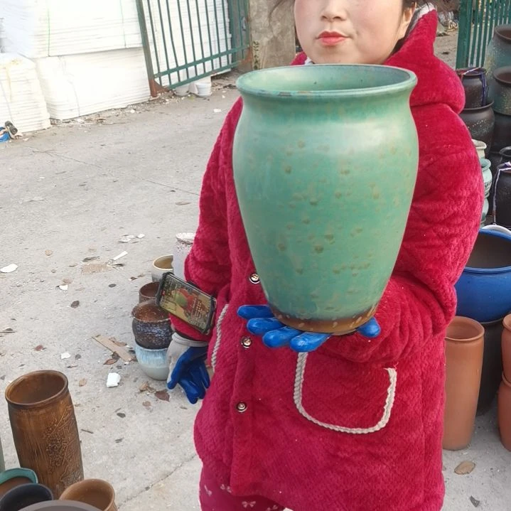 红陶口20高29瑕疵