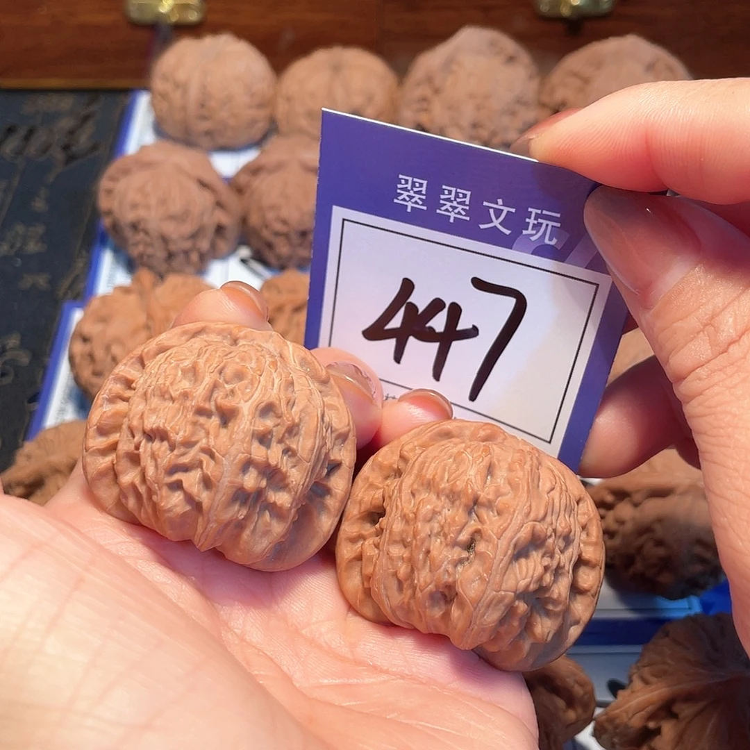 把件桃核447号全品白狮子4.0