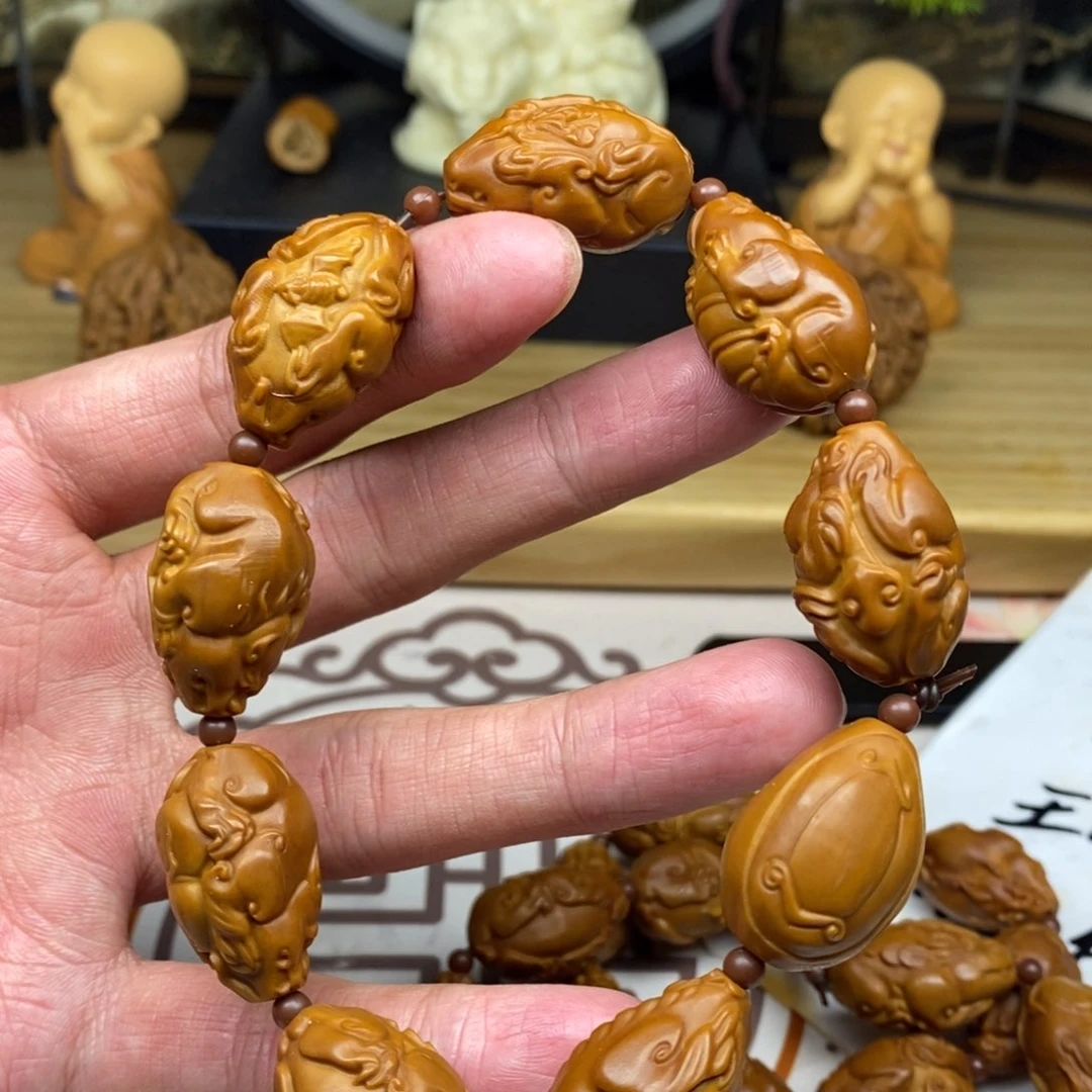 橄榄核手串/手链橄榄核雕工艺手串