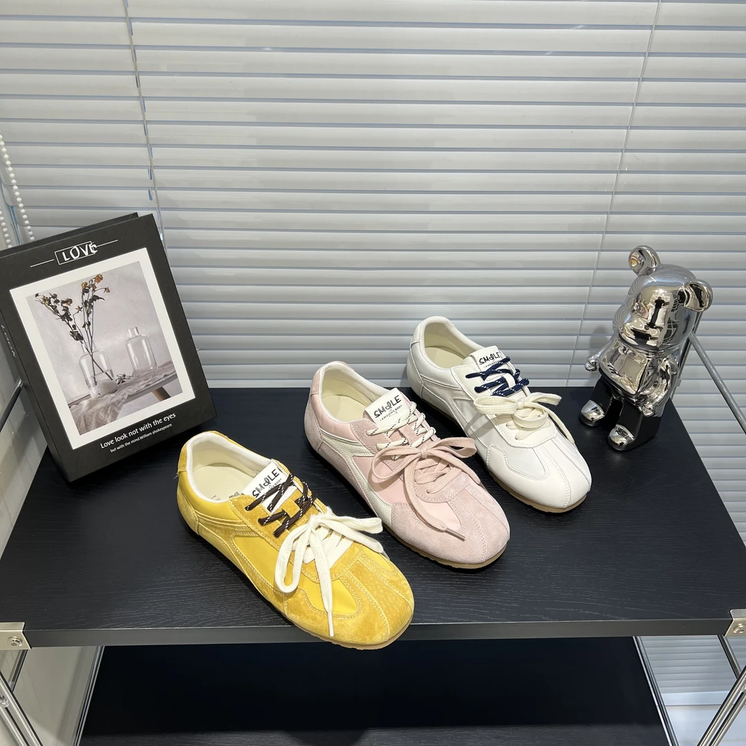 悦薇高品质女鞋复古内德训鞋新款休闲鞋网面透气阿甘鞋百搭爆款女