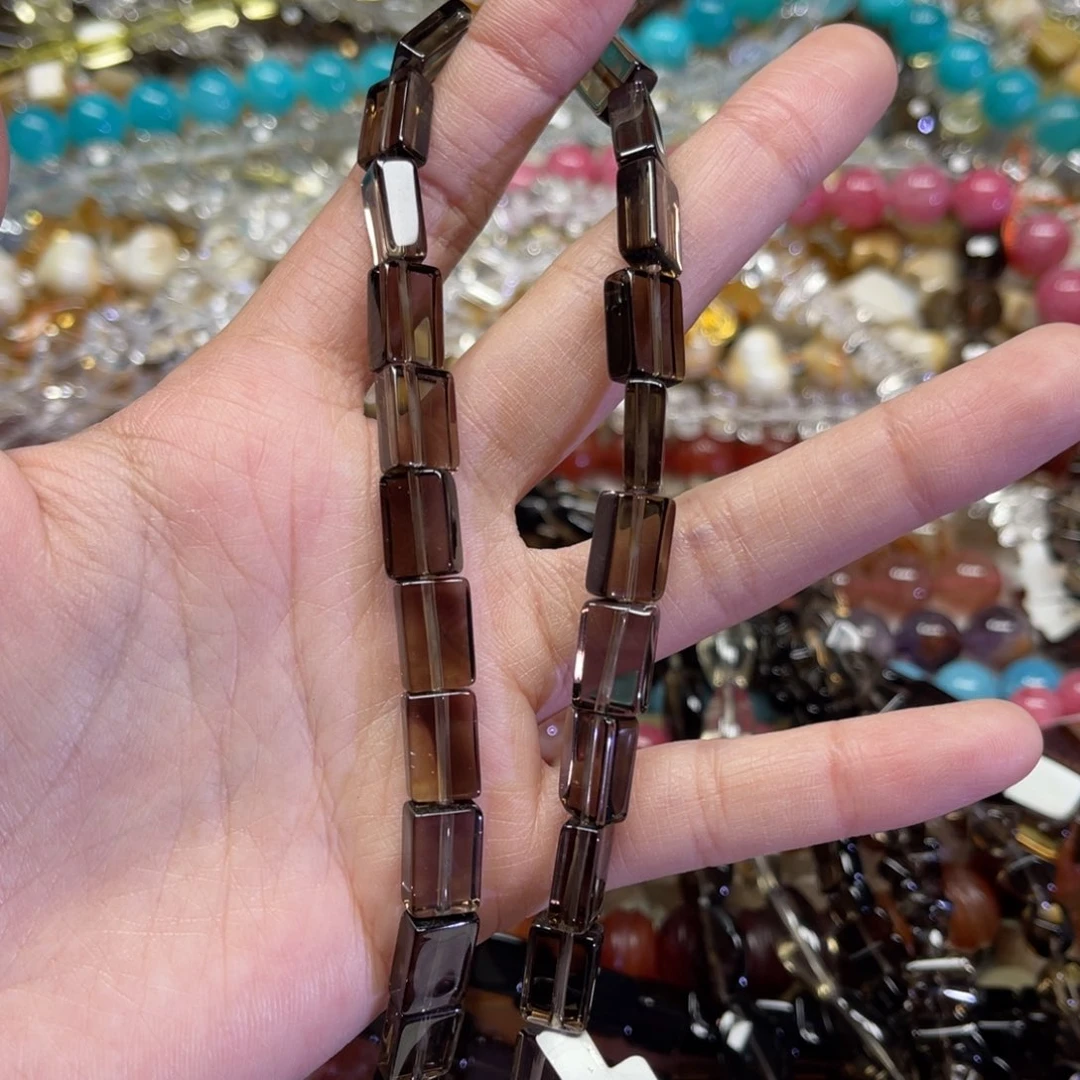 一***空玛瑙/玉髓散珠茶晶