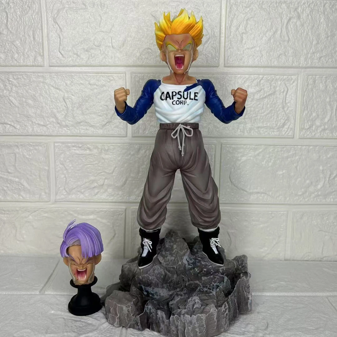 七龙珠 哭泣特兰克斯双头雕站姿动漫周边手办模型摆件雕像