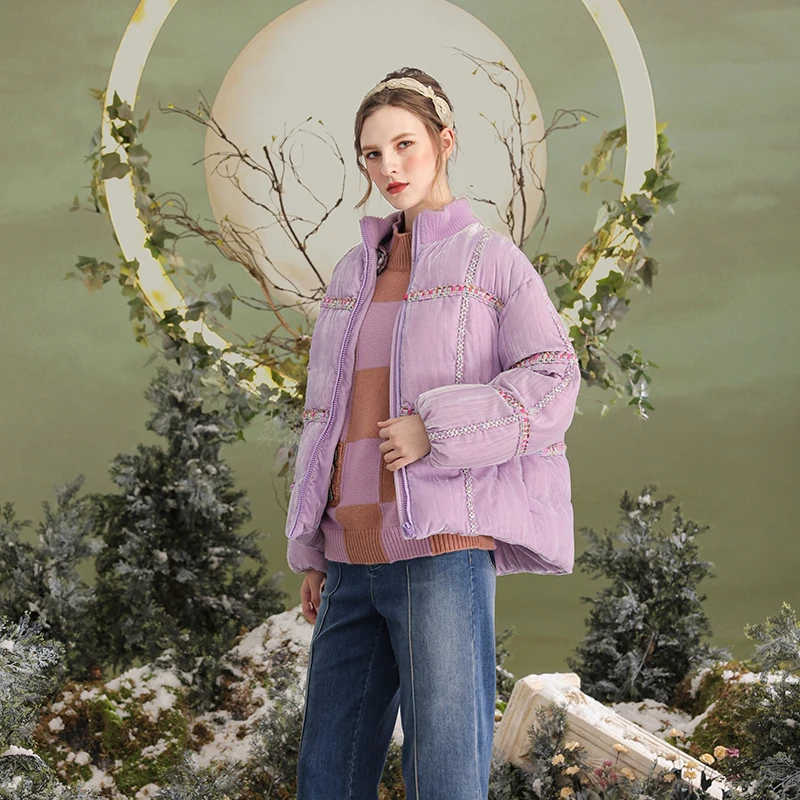 【蜜思仝】朝峰冬季面包羽绒服CFD5E312-3018Y