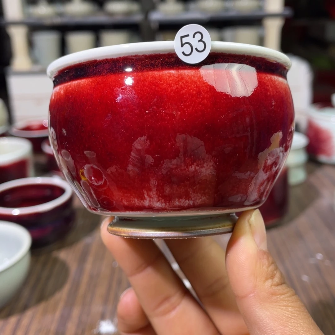 瓷片纯手工制作……
