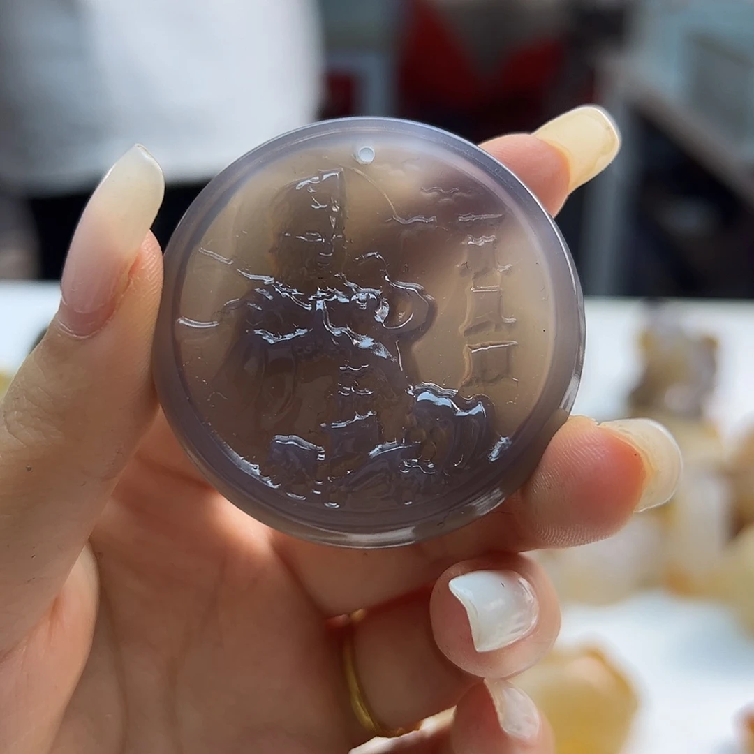 玛瑙/玉髓未镶嵌吊坠(不含链)