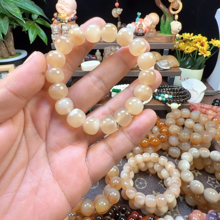 硕****皮质高级羊角手串手持