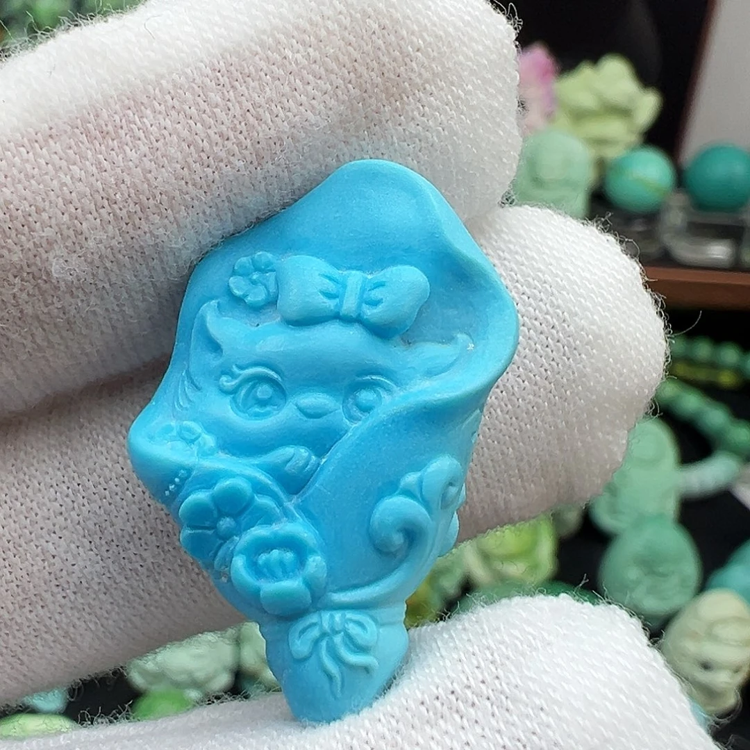 绿松石未镶嵌绿松石主播璐璐