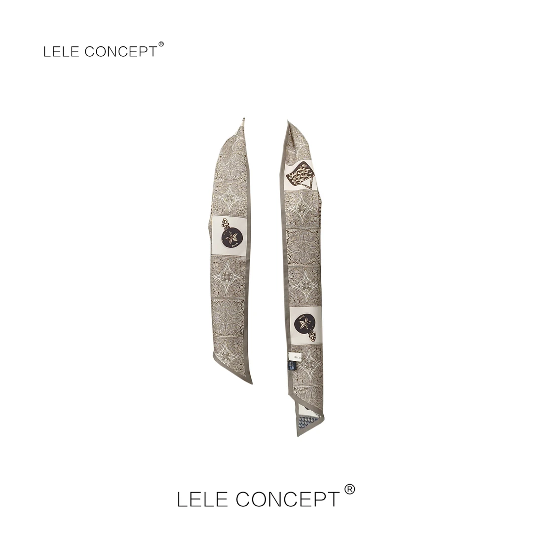 LELE CONCEPT丨时尚百搭包包图案丝巾WJ037