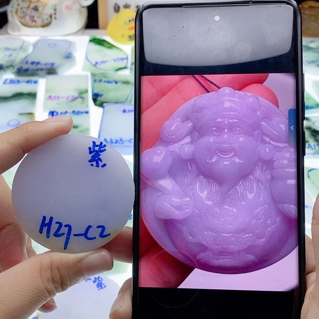 定制翡翠未镶嵌纯天然