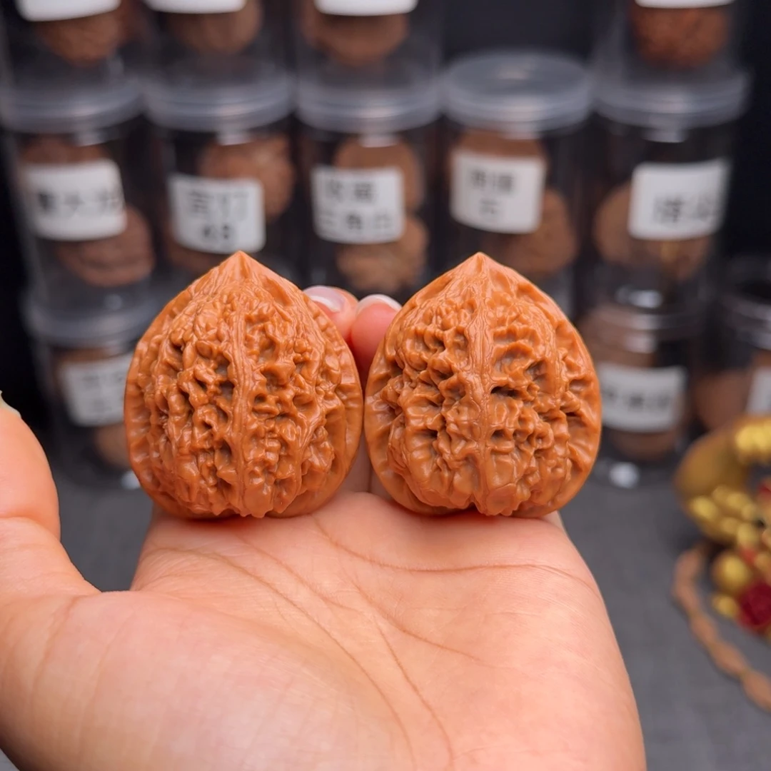把件文玩核桃三角凤凰台