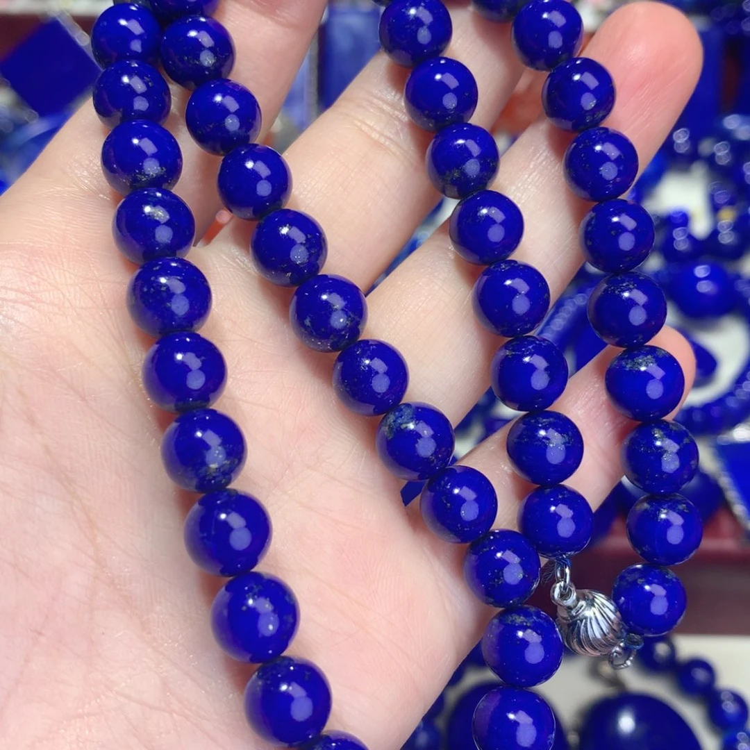 青金石未镶嵌8.7m项链