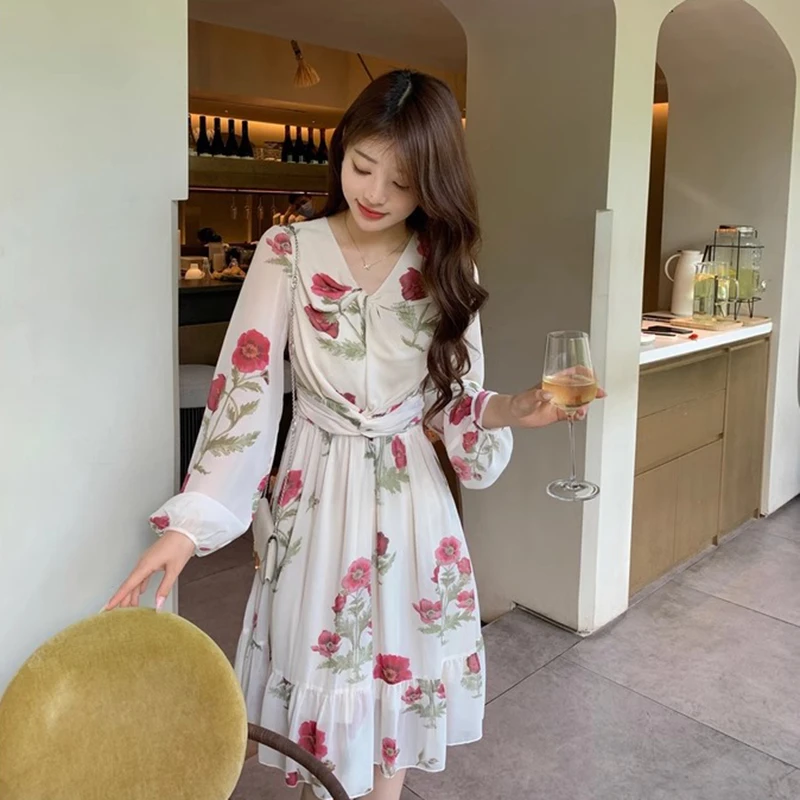 Q 印花裙系列-短裙版ML222184