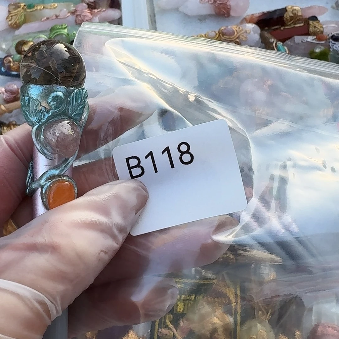 古***素紫晶颈饰未镶嵌118