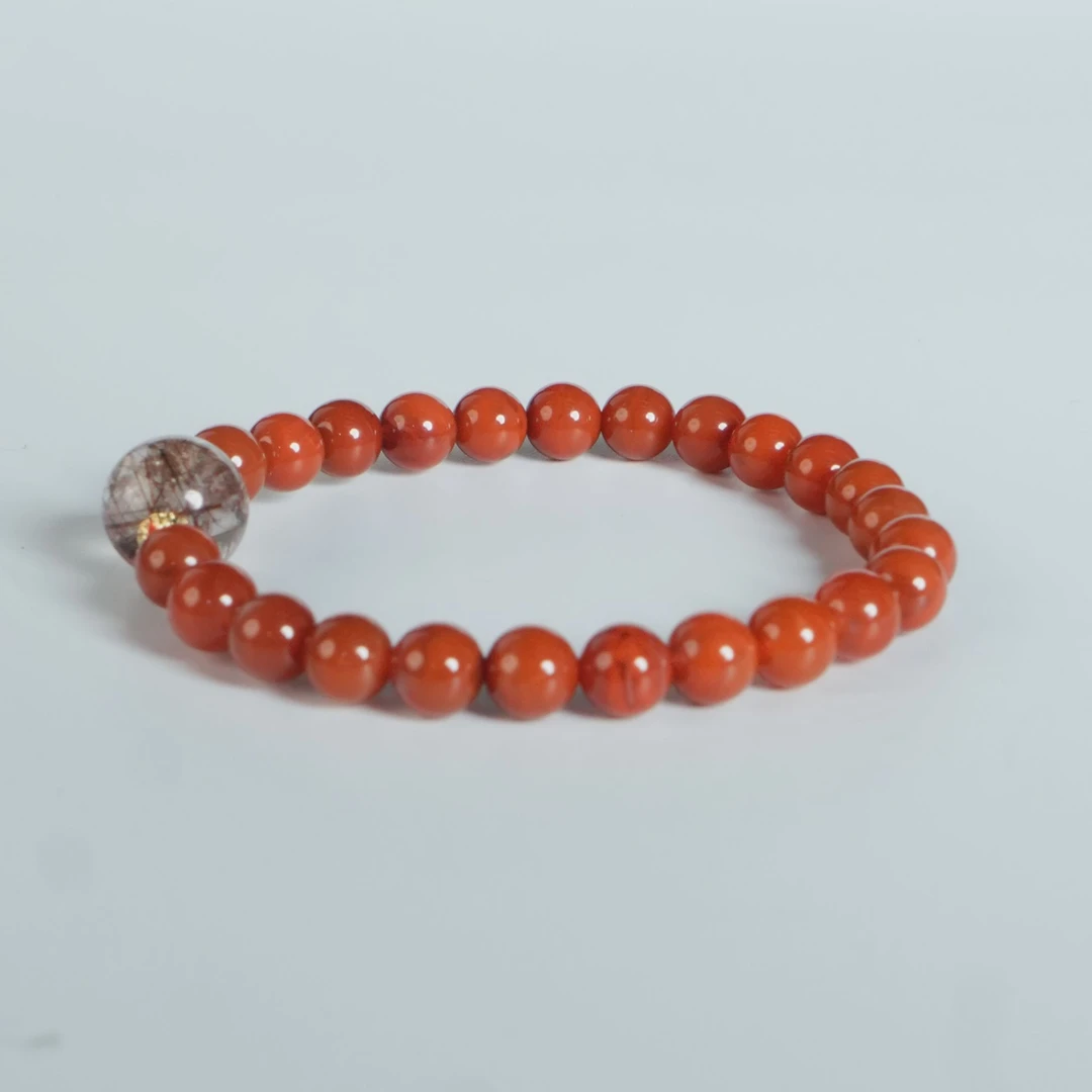 DY-M4716 南红黑金金超手串 14.89g3